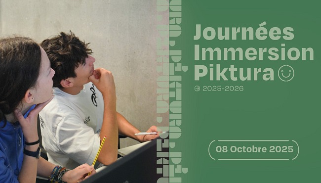 Immersion des lycéens : cours + atelier ''Du trait au mouvement'' 08/10/2025, Evenements Piktura