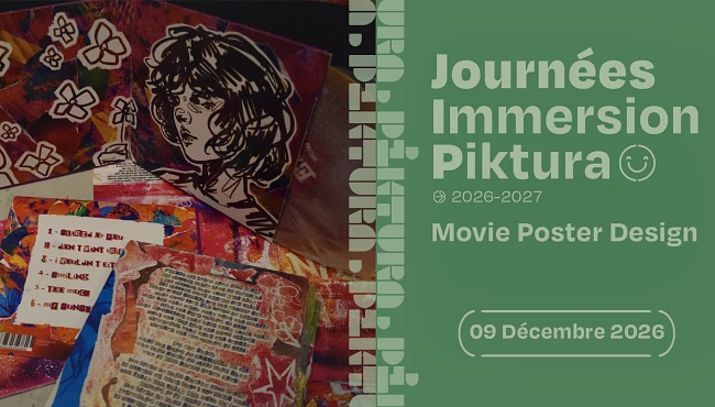 Immersion Program: Class + Workshop “Movie Poster Design: Tell a Story in a Single Image”, Evenements Piktura