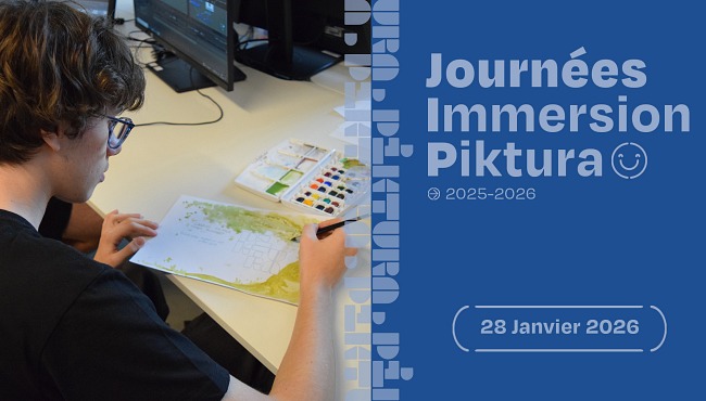 Immersion des lycéens : cours + atelier ''L'illustration dans tous ses états'' 28/01/2026, Evenements Piktura